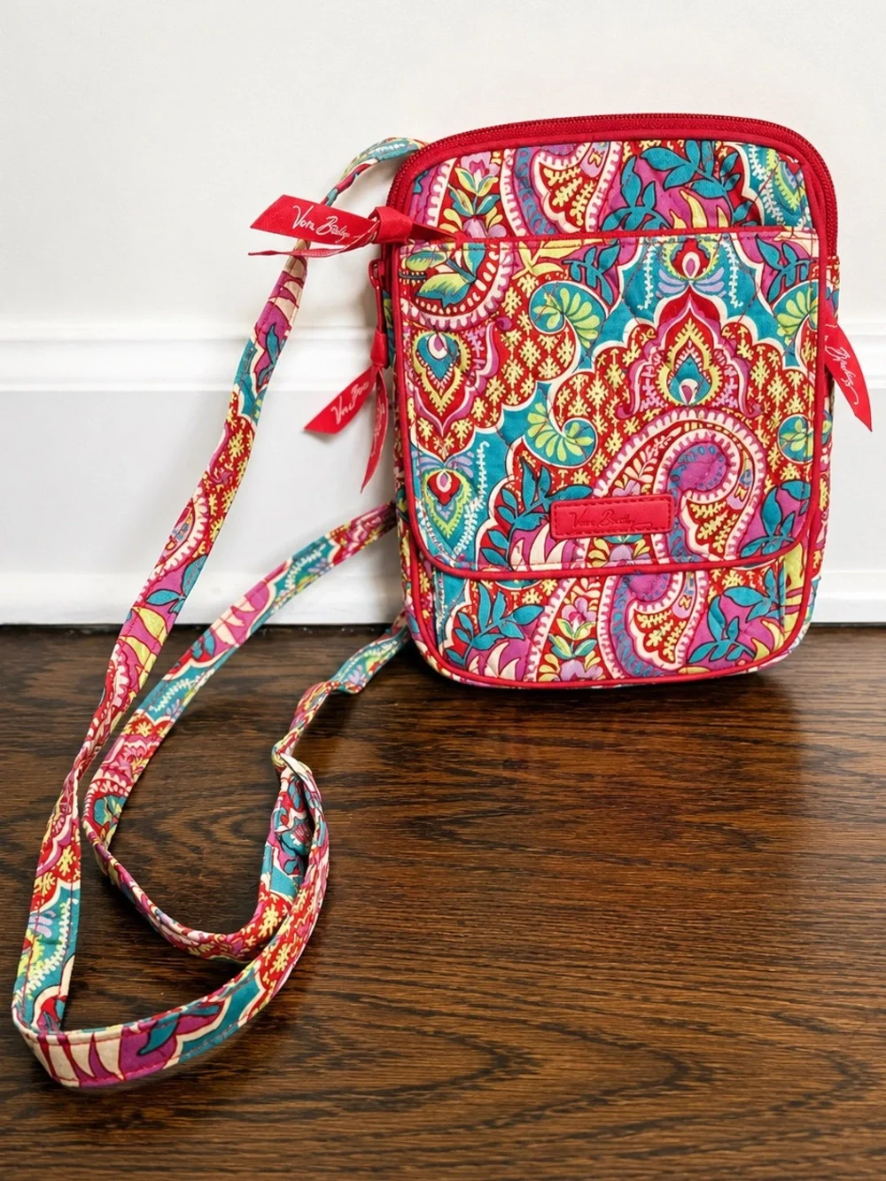 Vera Bradley Mini Hipster Crossbody Paisley in Paradise Retired Floral Bag